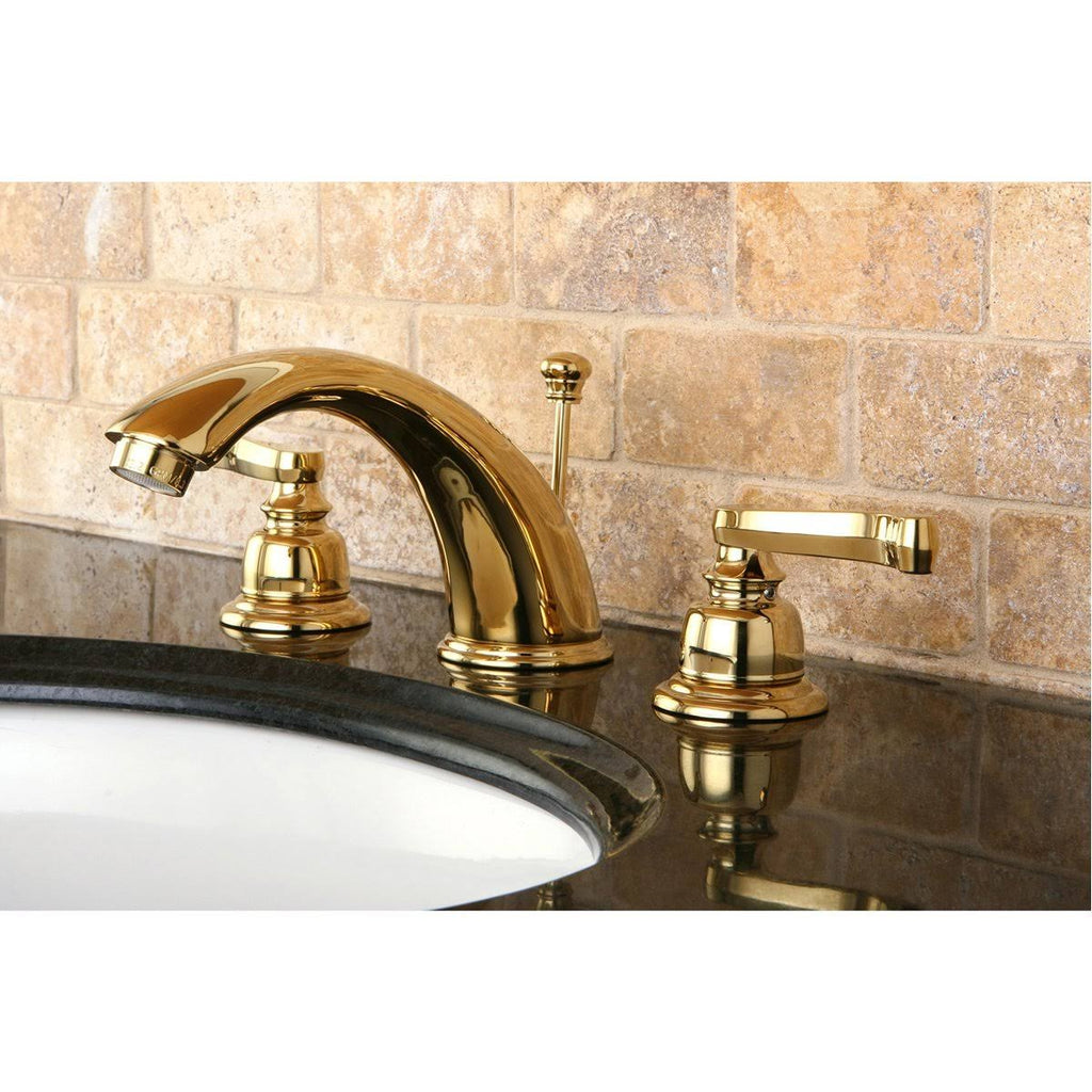 Chrome Widespread Bathroom Faucet with Pop-Up K349848