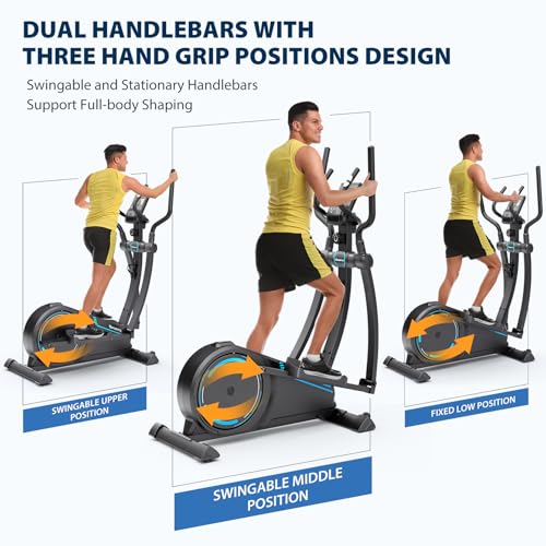 Hyper-Quiet Magnetic Elliptical Machine with 16 Levels Resistance B471682