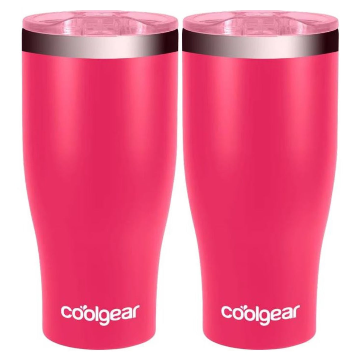 2-Pack 20 Ounce Stainless Steel Double Wall Vacuum Tumbler with Slider Lid G627192