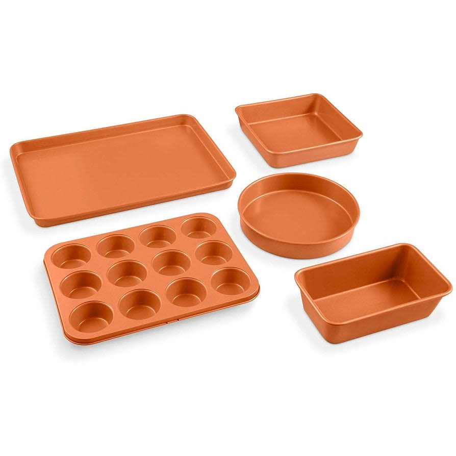 20 Pc Non Stick Copper Cookware Set T9073