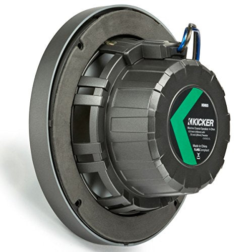 6.5-Inch Marine Coaxial Speakers with 3/4-Inch Tweeters, 4-Ohm W33632