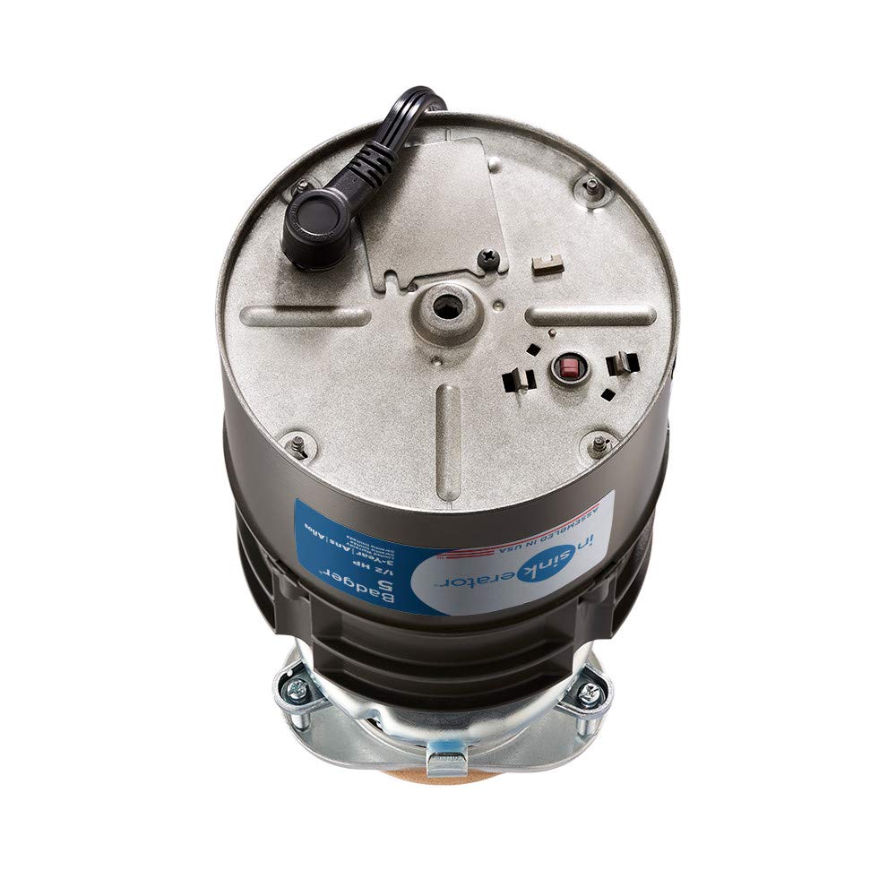 Black 1/2 HP Continuous Feed Garbage Disposal Z904