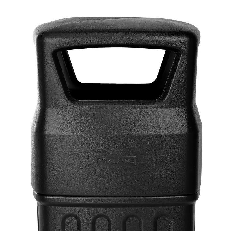 Black 16-Gallon Outdoor/Indoor Trash Can B946812
