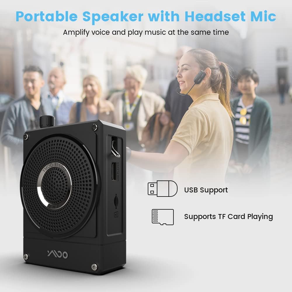 Voice Amplifier with Wireless Microphone Headset I45573
