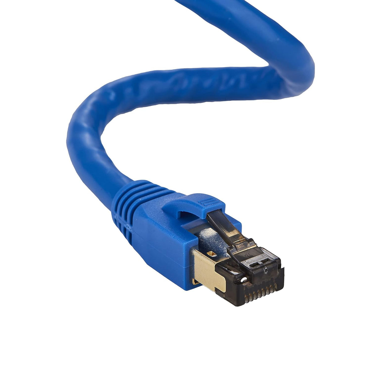 Cat8 Purple 75FT SFTP Ethernet Patch Cable 26AWG Copper Wire Pack of 2 I32646