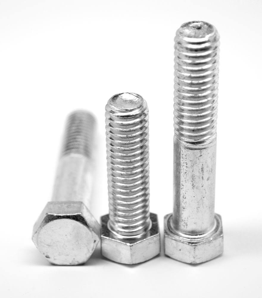 3/8x22-16 x 9 1/2x22 (PT) Coarse Thread Hex Cap Screw Stainless Steel 316 Pk 25 G505