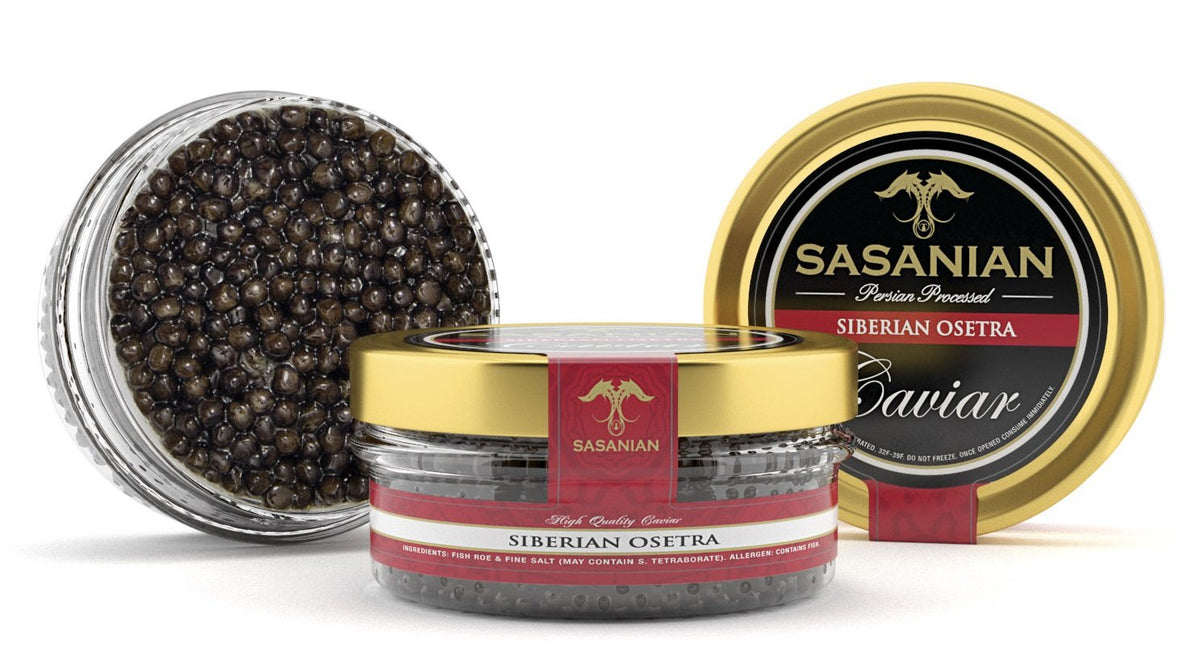 Siberian Sturgeon Osetra Caviar 2 oz Jar X40374