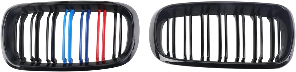 Gloss Black ABS Grills Pack of 2 T573