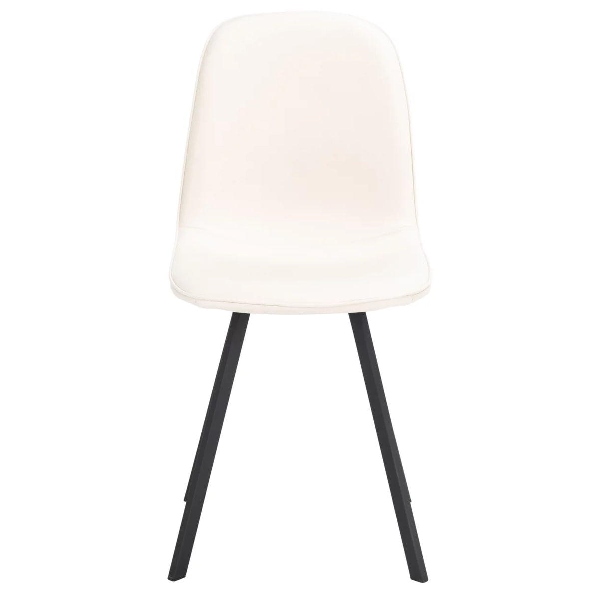 Beige Black Set of 2 Dining Chair M74919