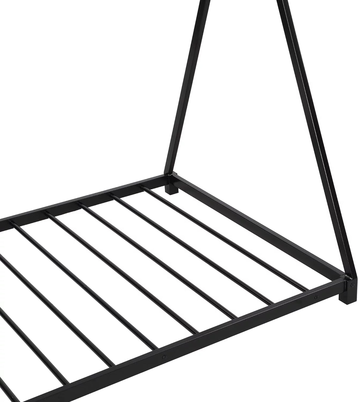 White Metal Toddler House Bed Frame L36977