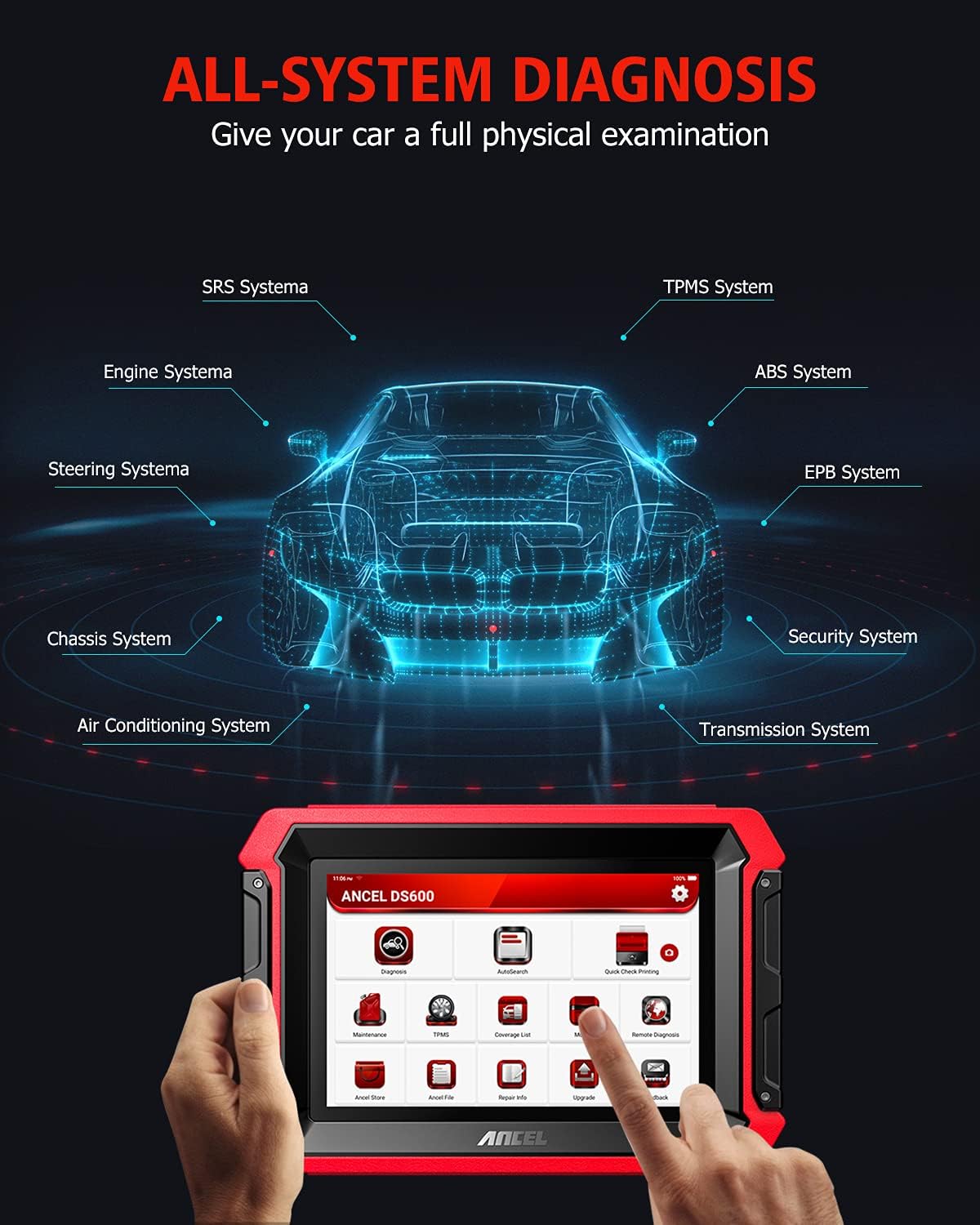 Top Version Full Function Automotive Diagnostic Scan Tool O85725