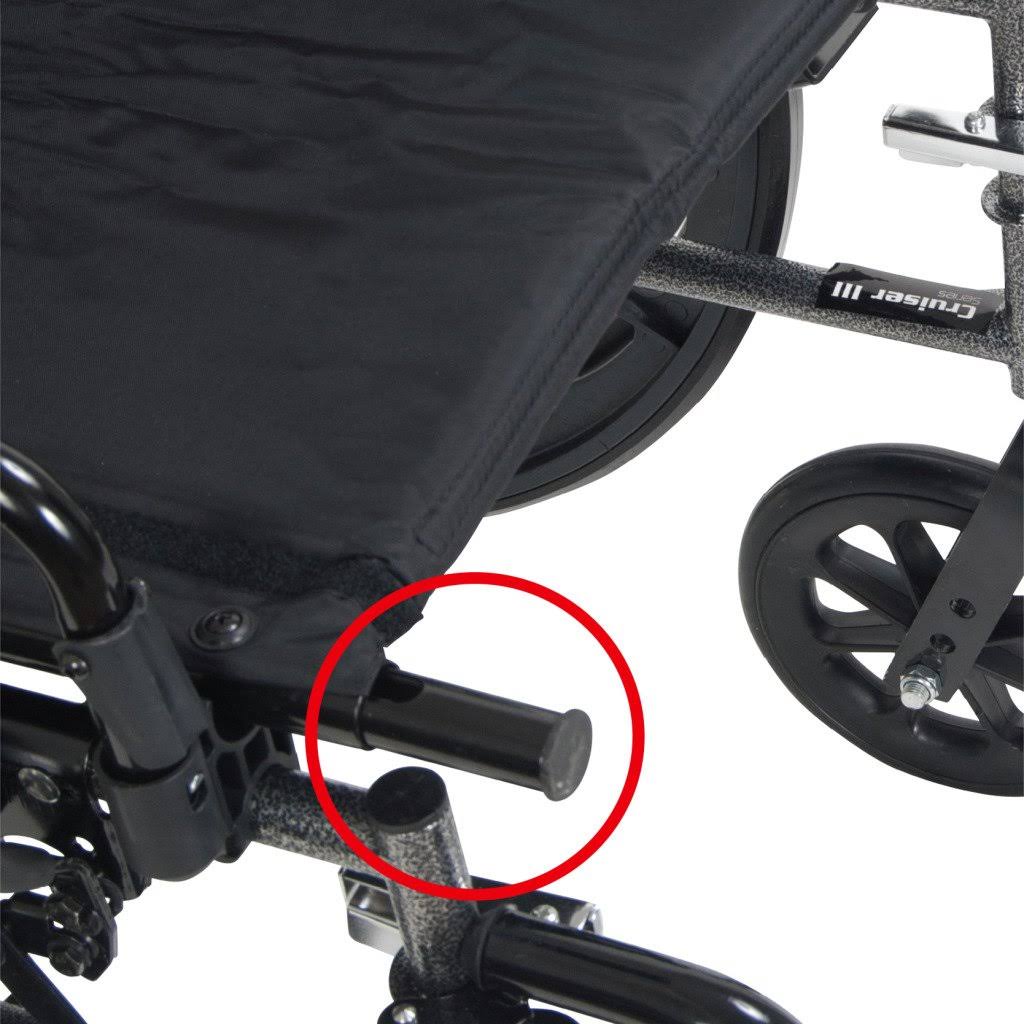 Light Weight Wheelchair with Flip Back Removable Arms Z955483