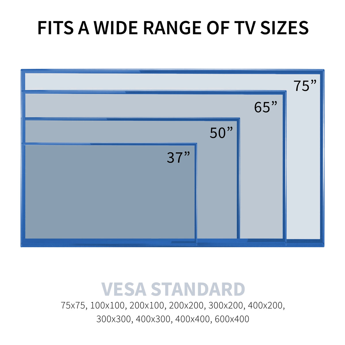 Height Adjustable TV Floor Stand J794341