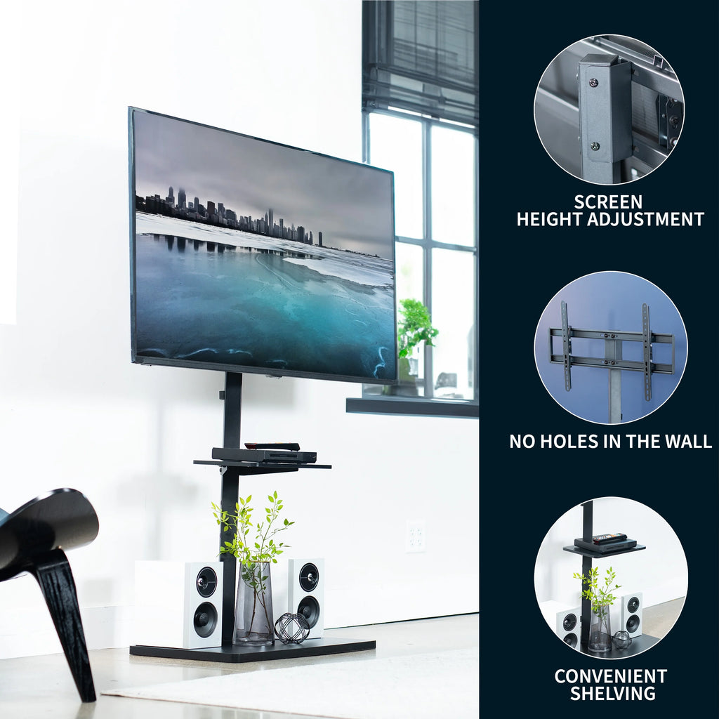 Height Adjustable TV Floor Stand J794341