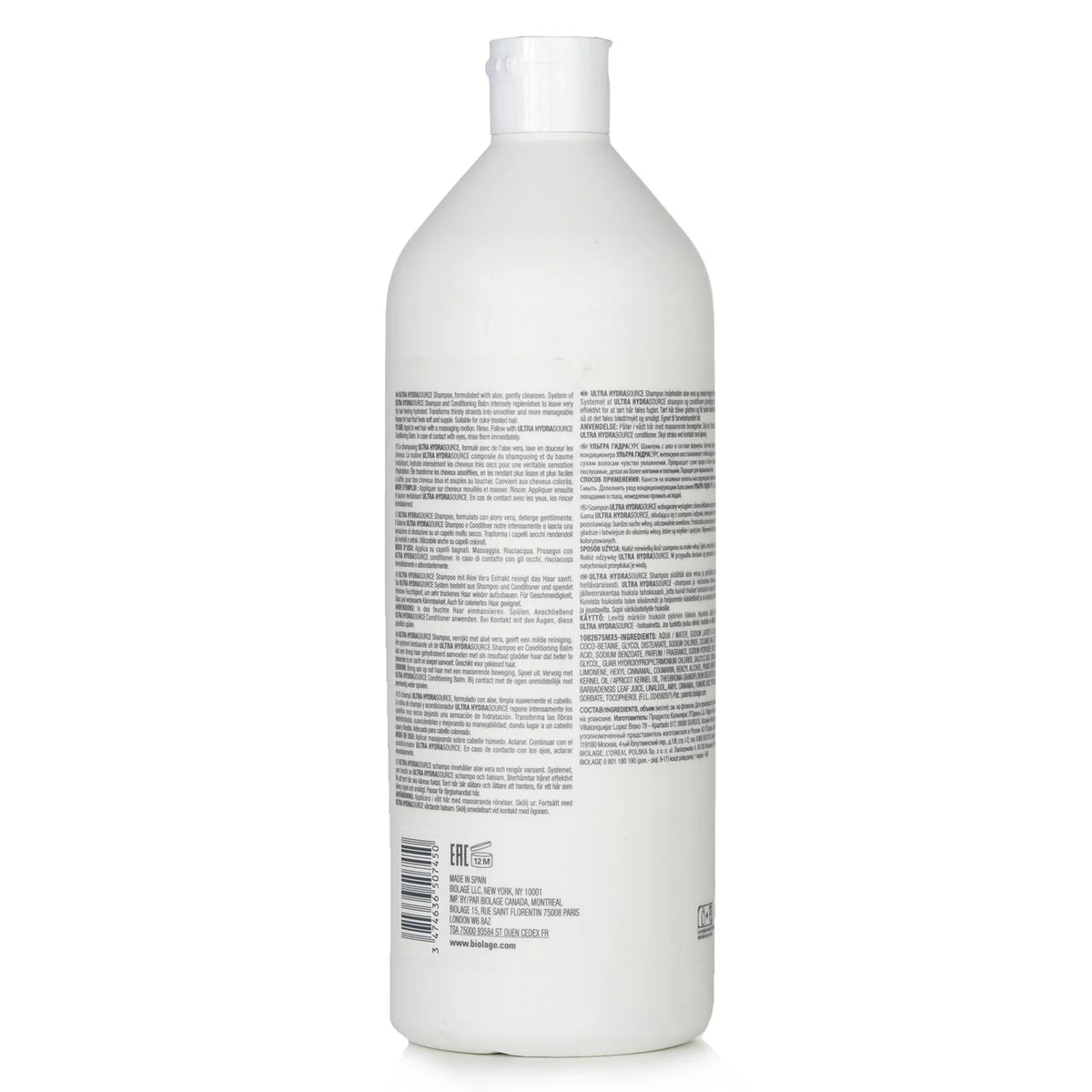 Ultra Hydra Source Shampoo 1000ml N60501