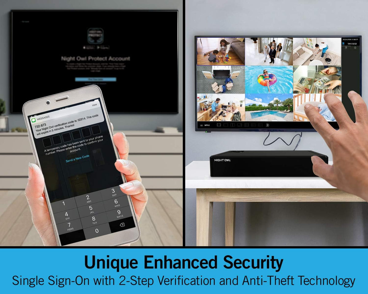 4 Wired 1080p HD Indoor/Outdoor Security Camera System with 1TB Hard Drive C3949
