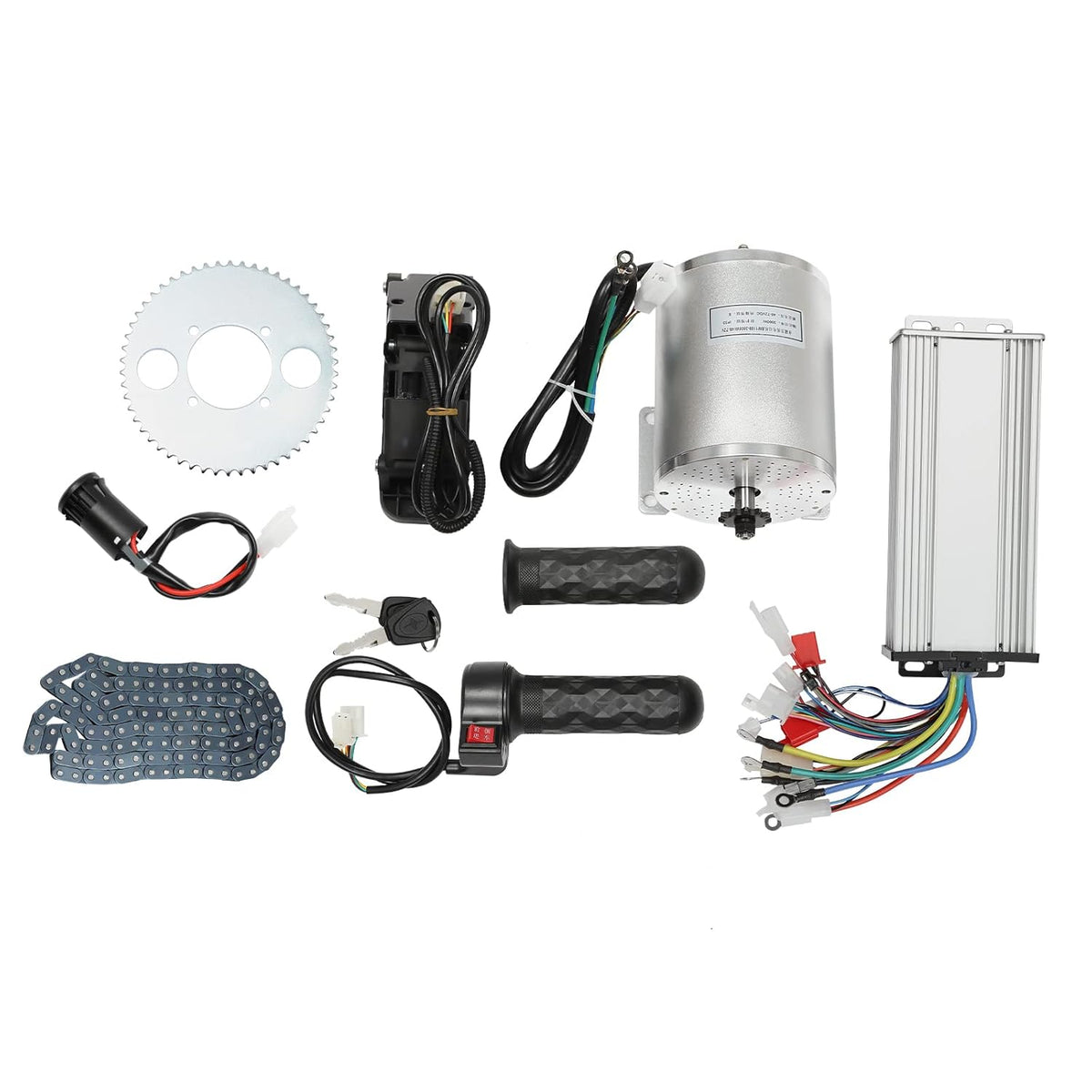 48-72V 3000W 6000RPM Brushless Motor Kit I13100