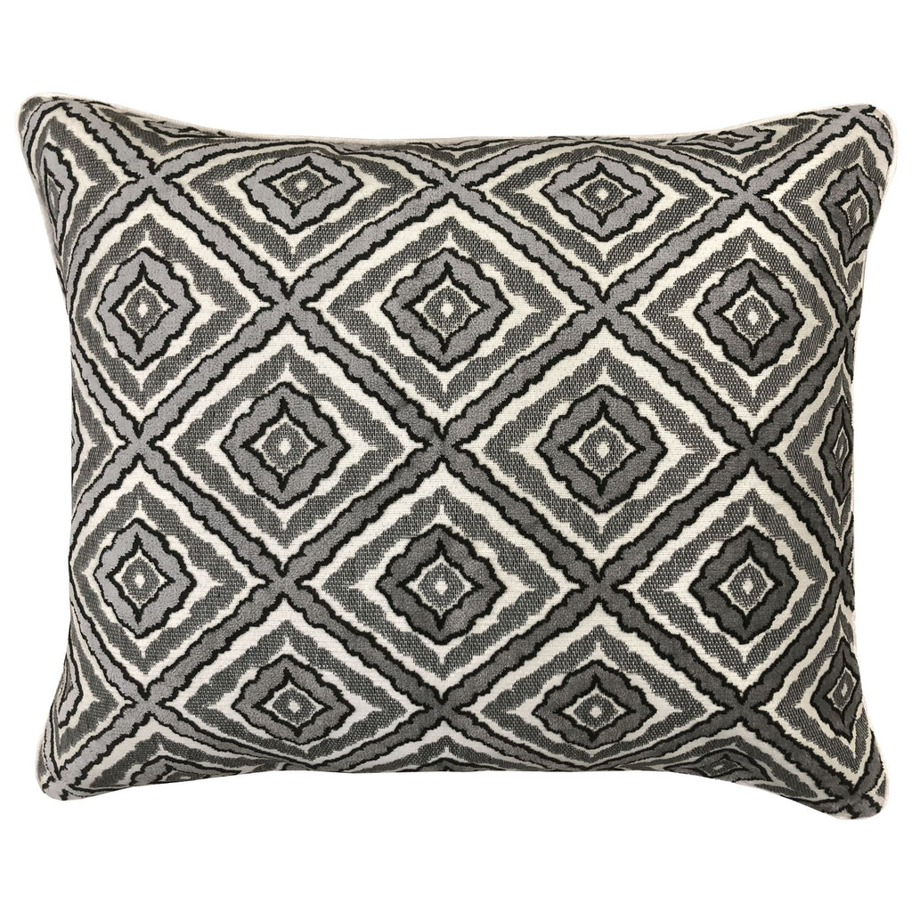 Ebony Velvet Rectangular Pillow U3488