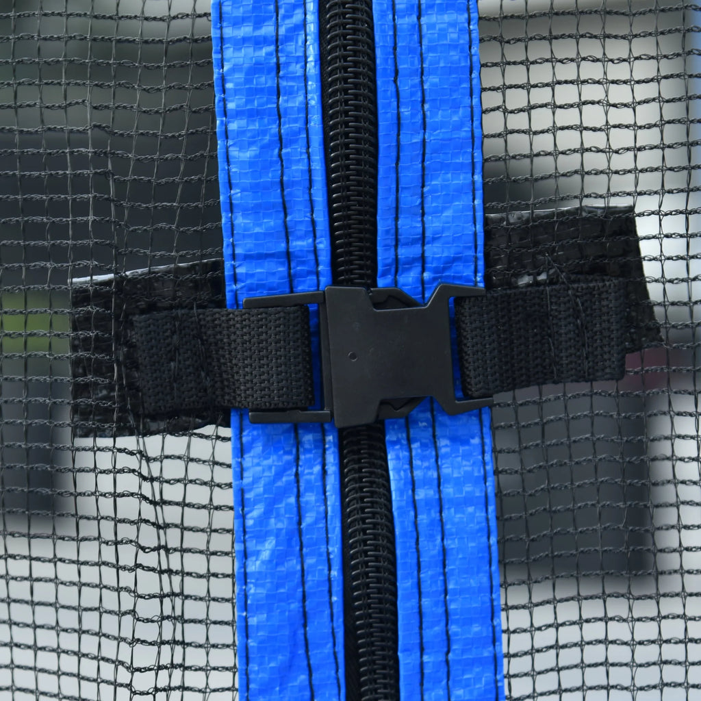 14 FT Trampoline Set with Safety Enclosure Net, Basketball Backboard and Ladder Y451598