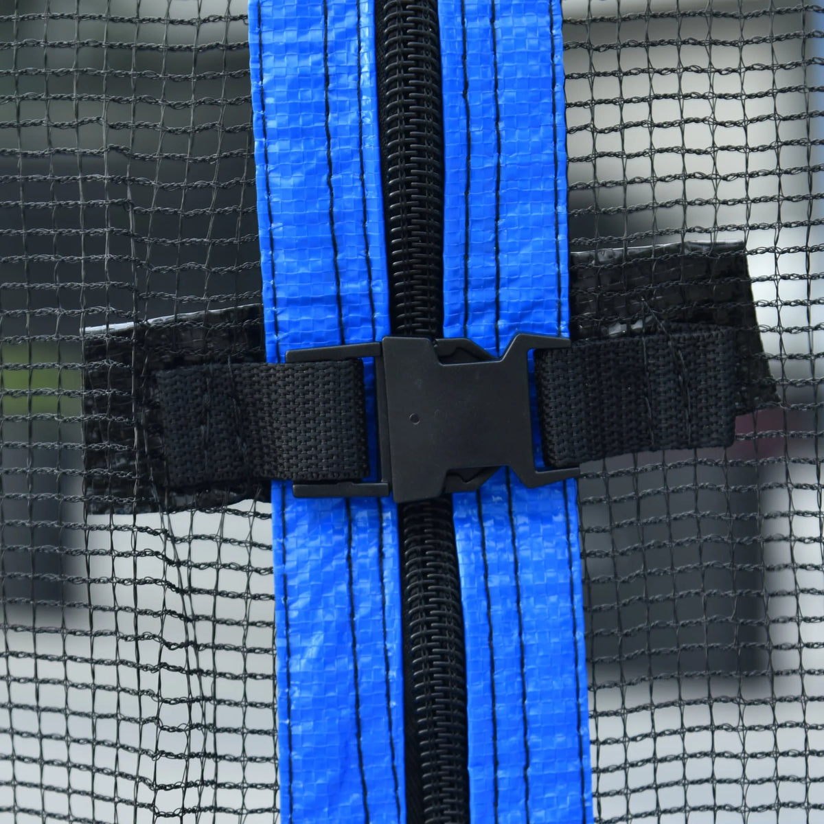 14 FT Trampoline Set with Safety Enclosure Net, Basketball Backboard and Ladder Y451598