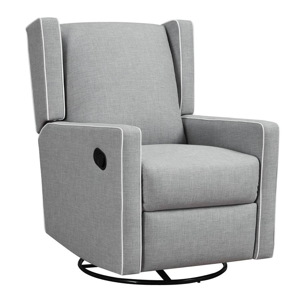 Gray Recliner / Glider N7477