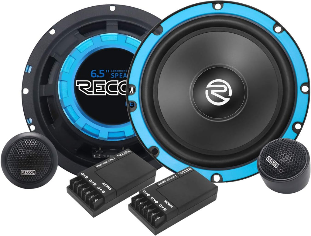 6.5-Inch Car Audio Component Speaker System Pack of 2 D890315