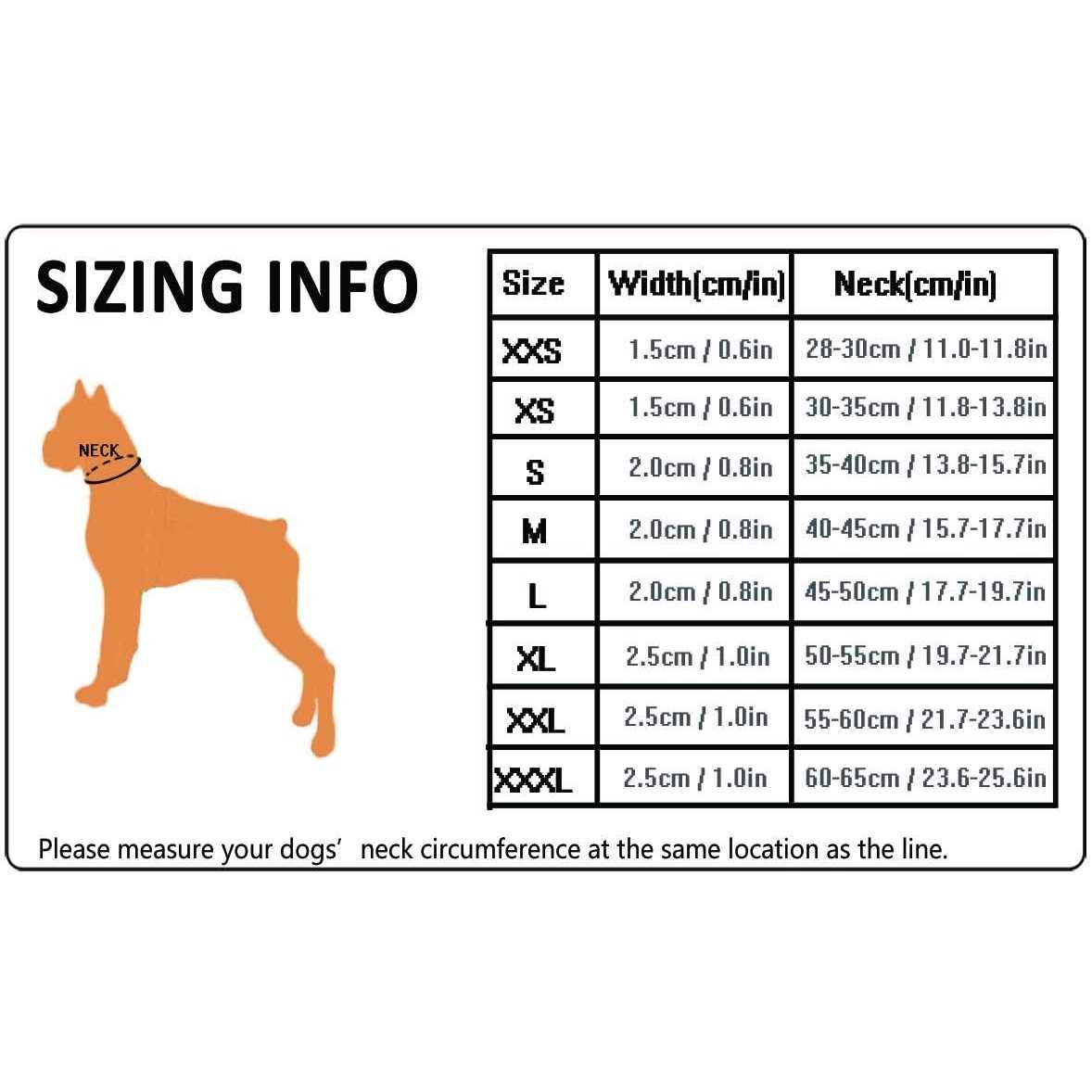 Soft Padded Reflective Dog Collar H861014