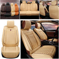 Orange PU Leather Car Seat Cover K753416