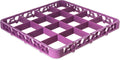 16 Compartment Divided Glass Rack Extender, Lavender, Pack of 2 R7525
