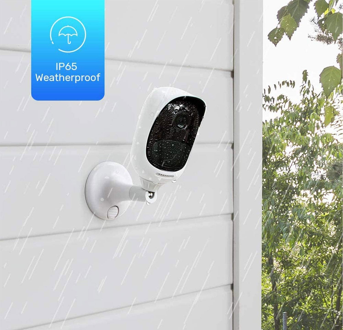 Wireless Rechargeable Battery 1080P Security Camera System B621098