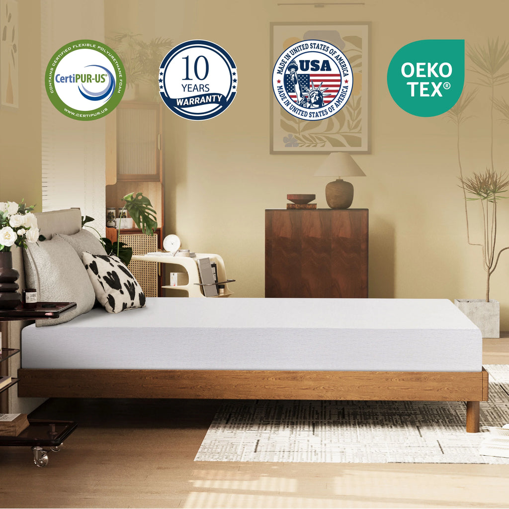 8 Tight Top Gel Memory Foam Twin Mattress R80077