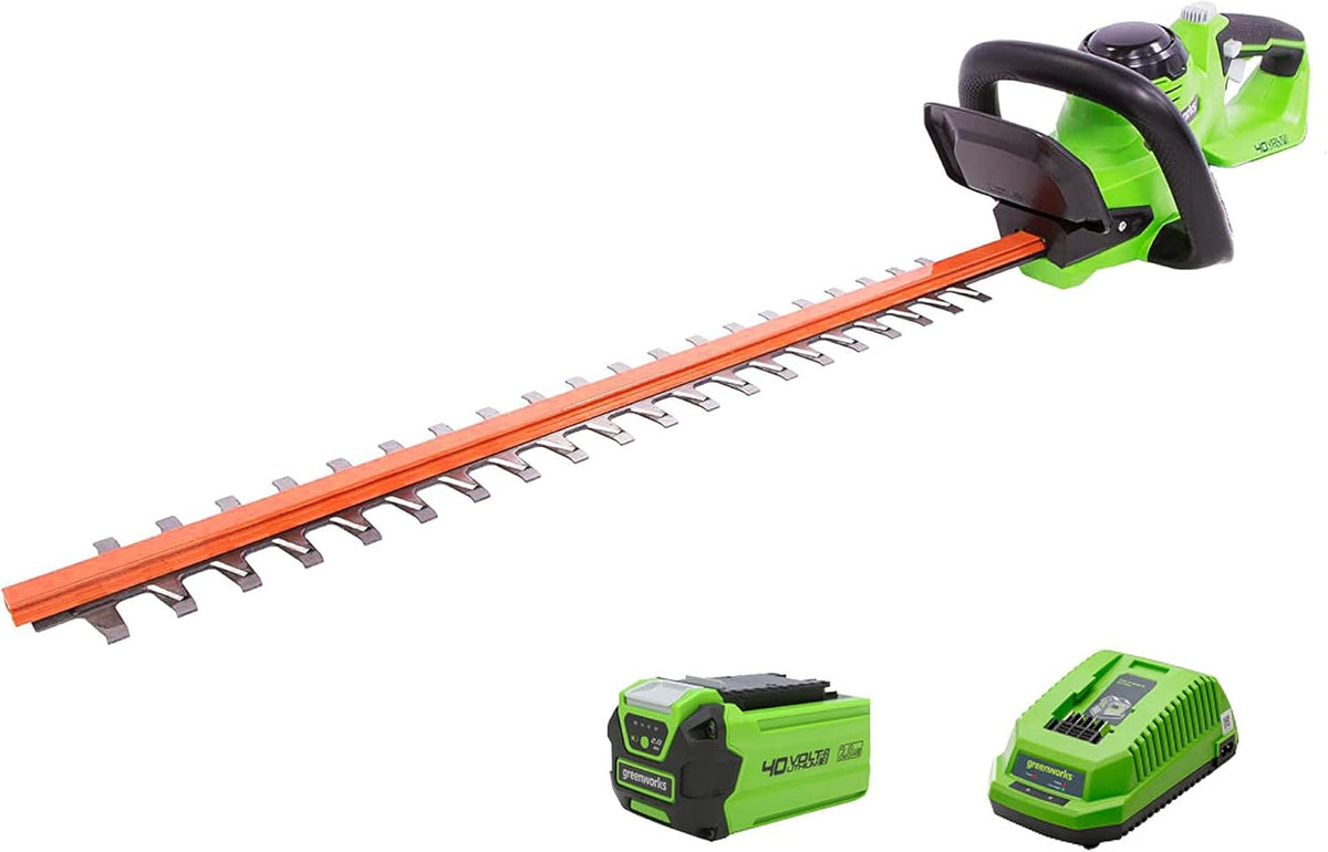 40V 24" Cordless Hedge Trimmer with 2.0Ah Battery and Charger D902045
