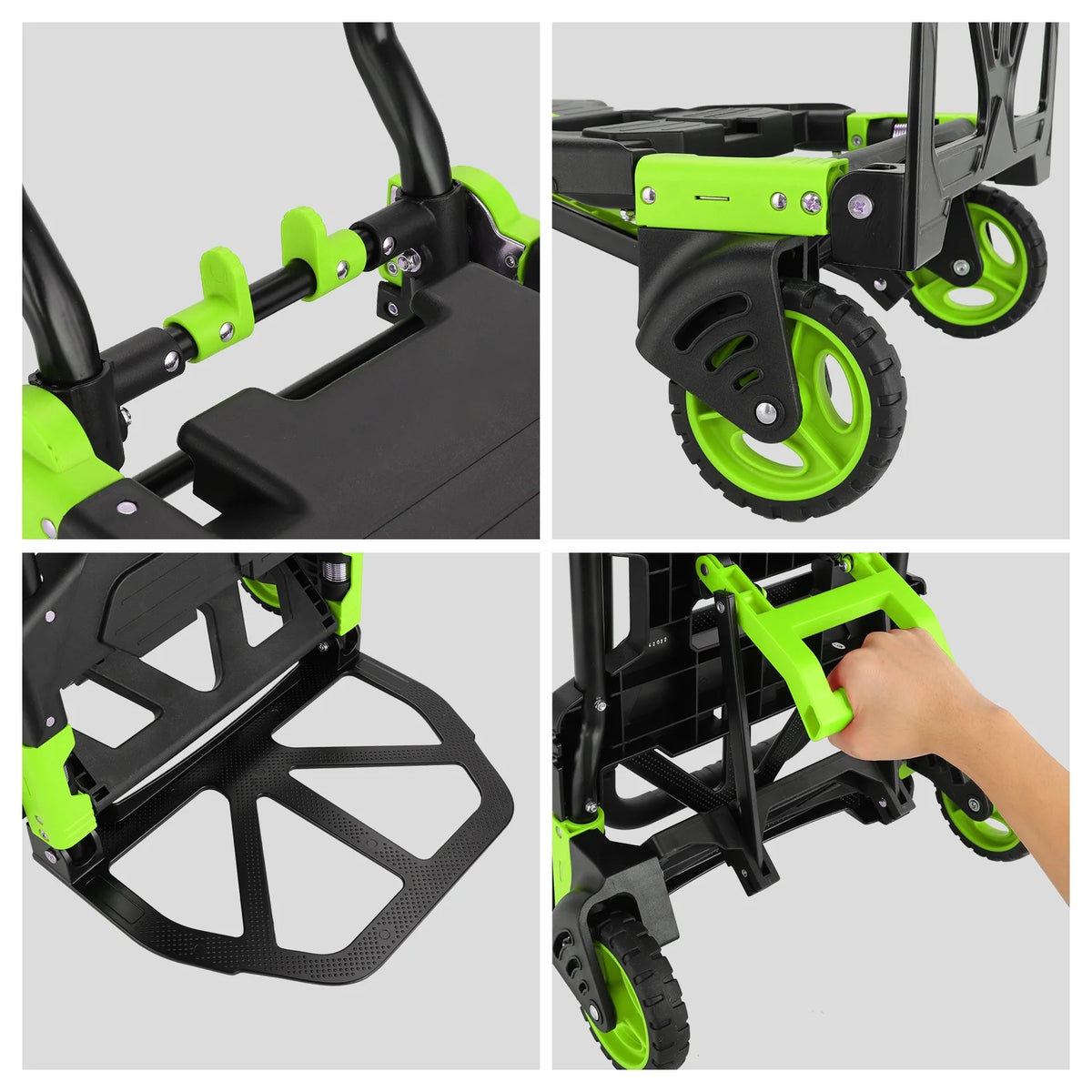 330 lb Folding Hand Truck with Retractable Handle I63487