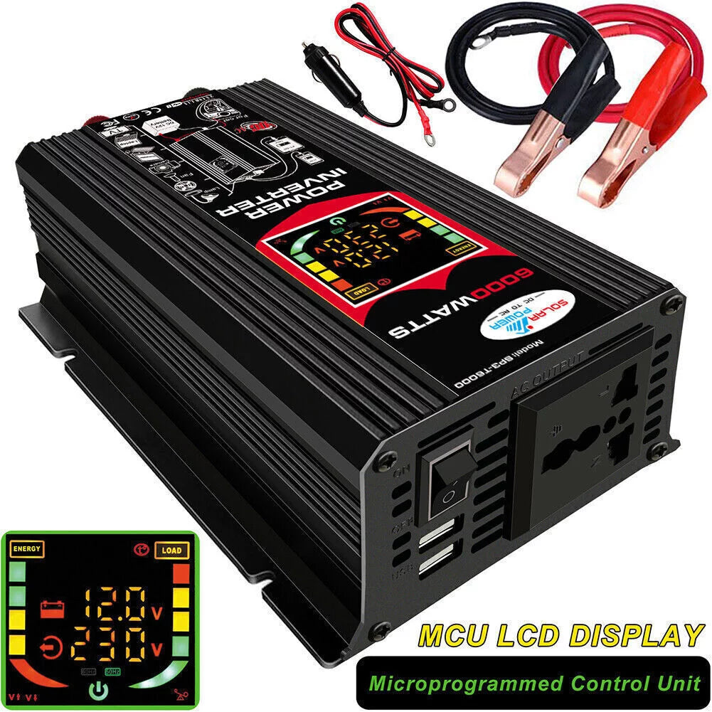 6000W Solar Panel Kit with 100A Home 110V System C324615