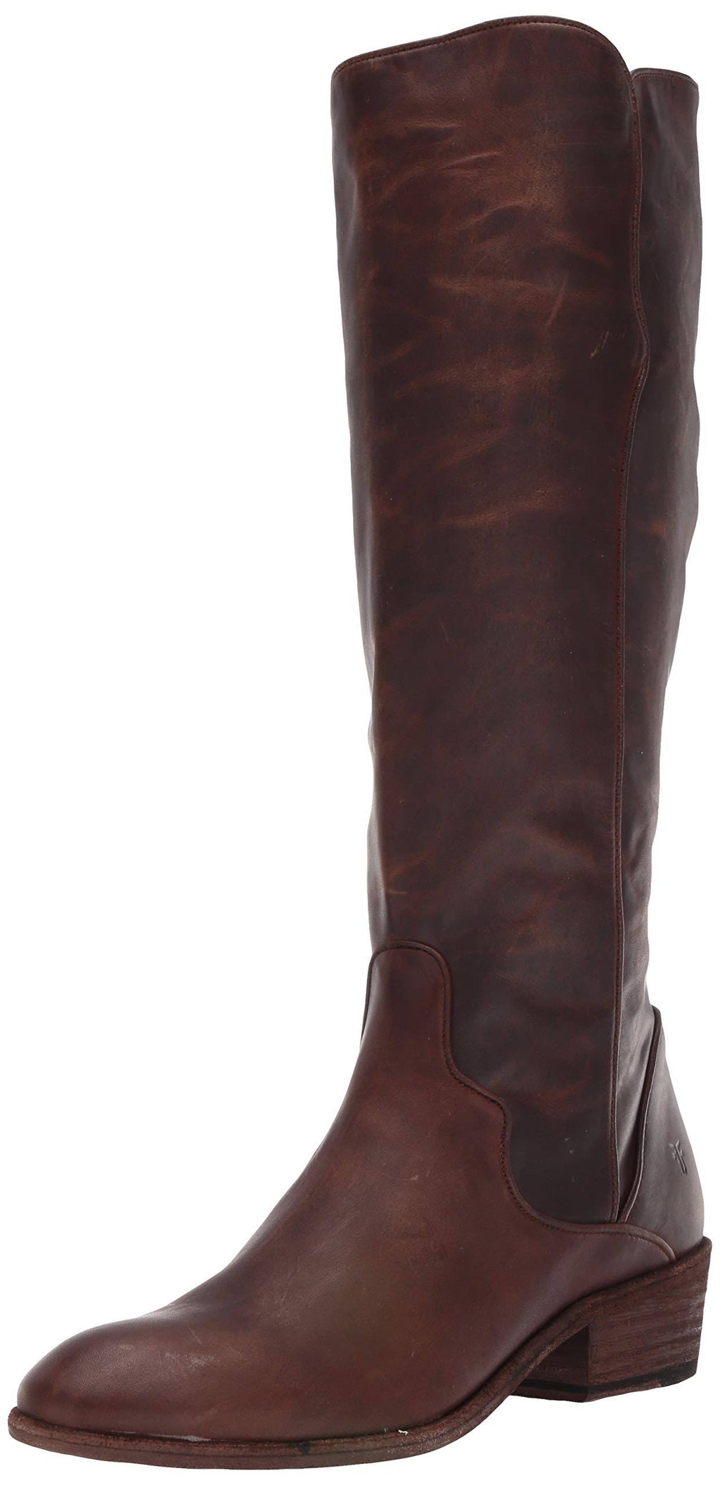 Dark Brown Tall Wide Calf Boots R417