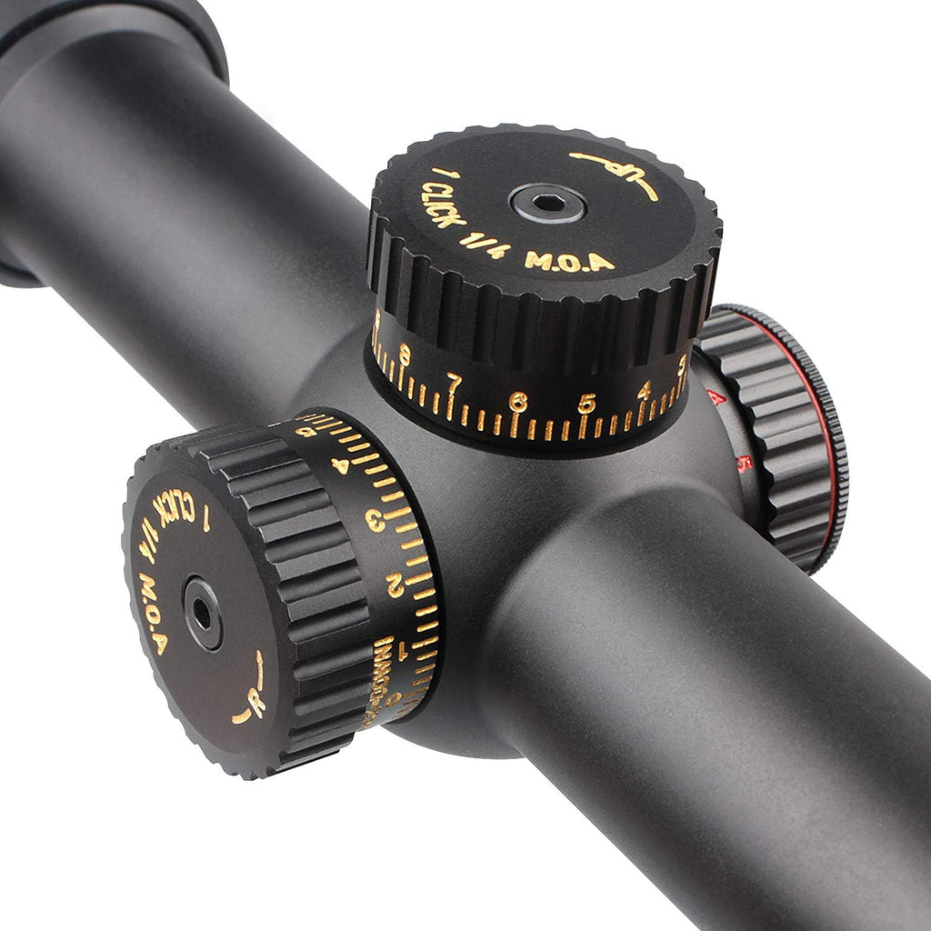 1-6X24 FFP Scope with Red/Green Illuminated Reticle and Scope Mount B994