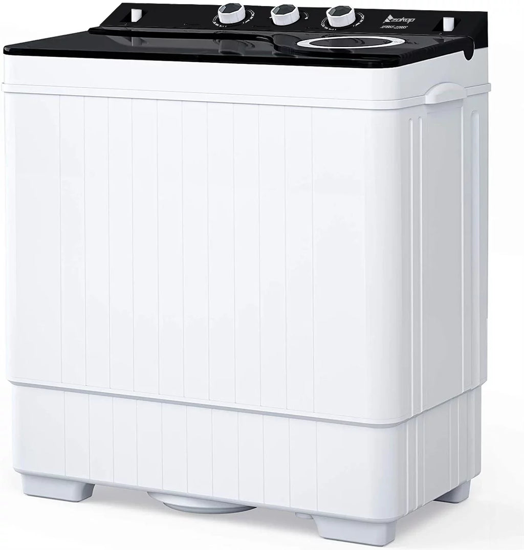 Portable 26lbs Compact Twin Tub Washing Machine E959230