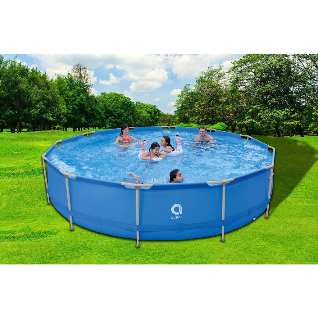 15 Foot x 36 Inch Steel Frame Above Ground Swimming Pool R484
