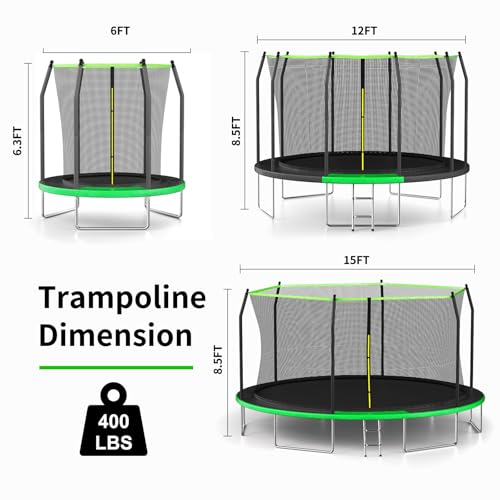 Trampoline with Enclosure Net H666088