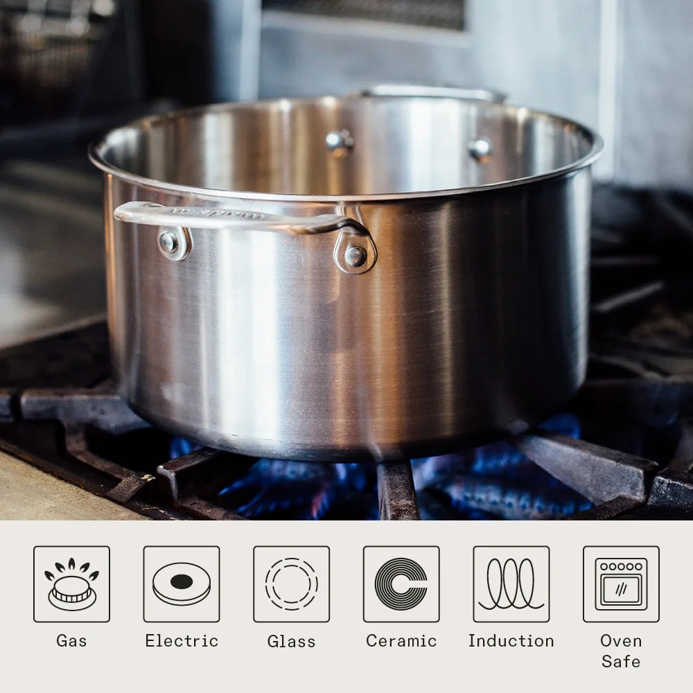 12 Quart Stainless Steel Stock Pot With Lid Q7201