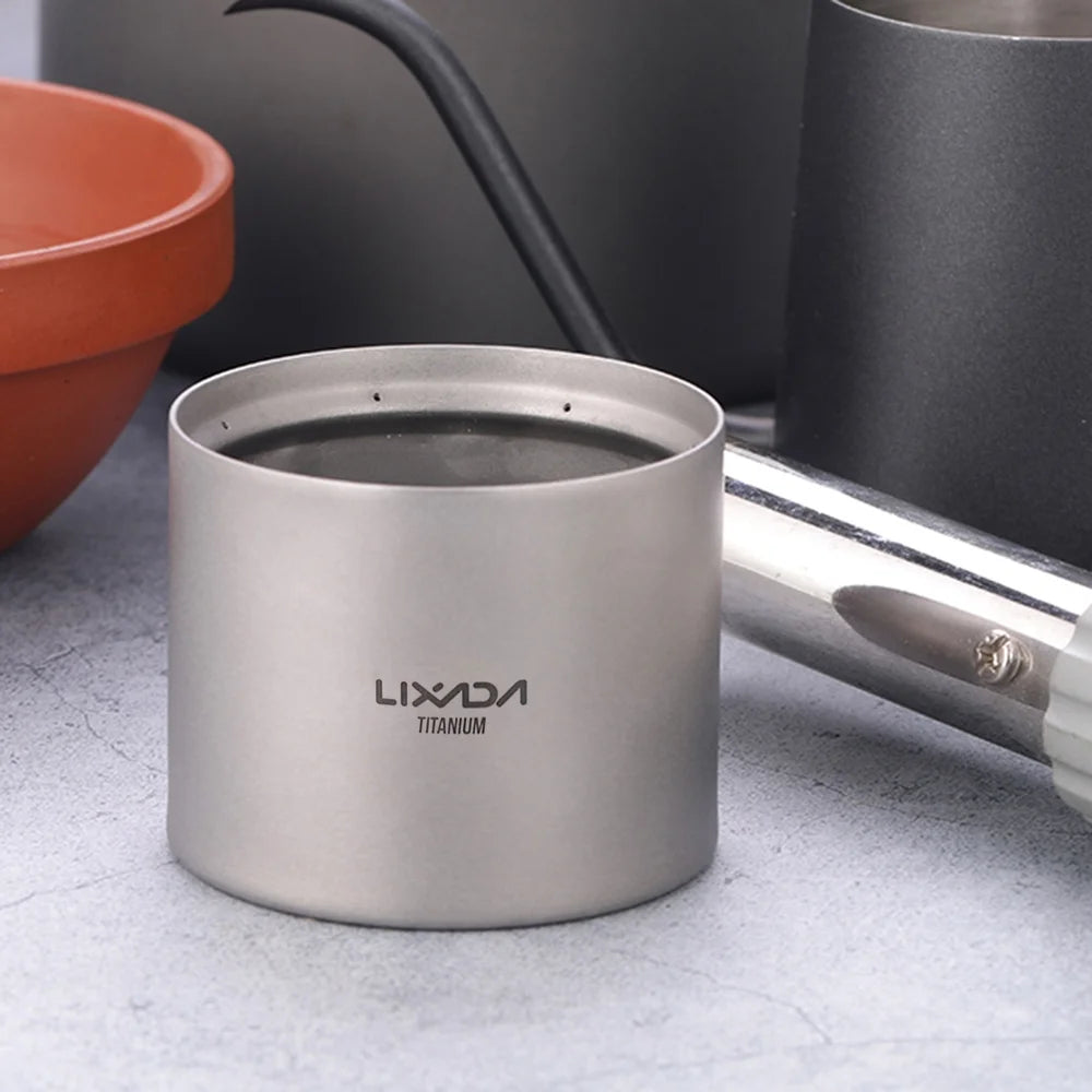 Titanium Liquid Spirit Stove with Cross Stand Rack E5394
