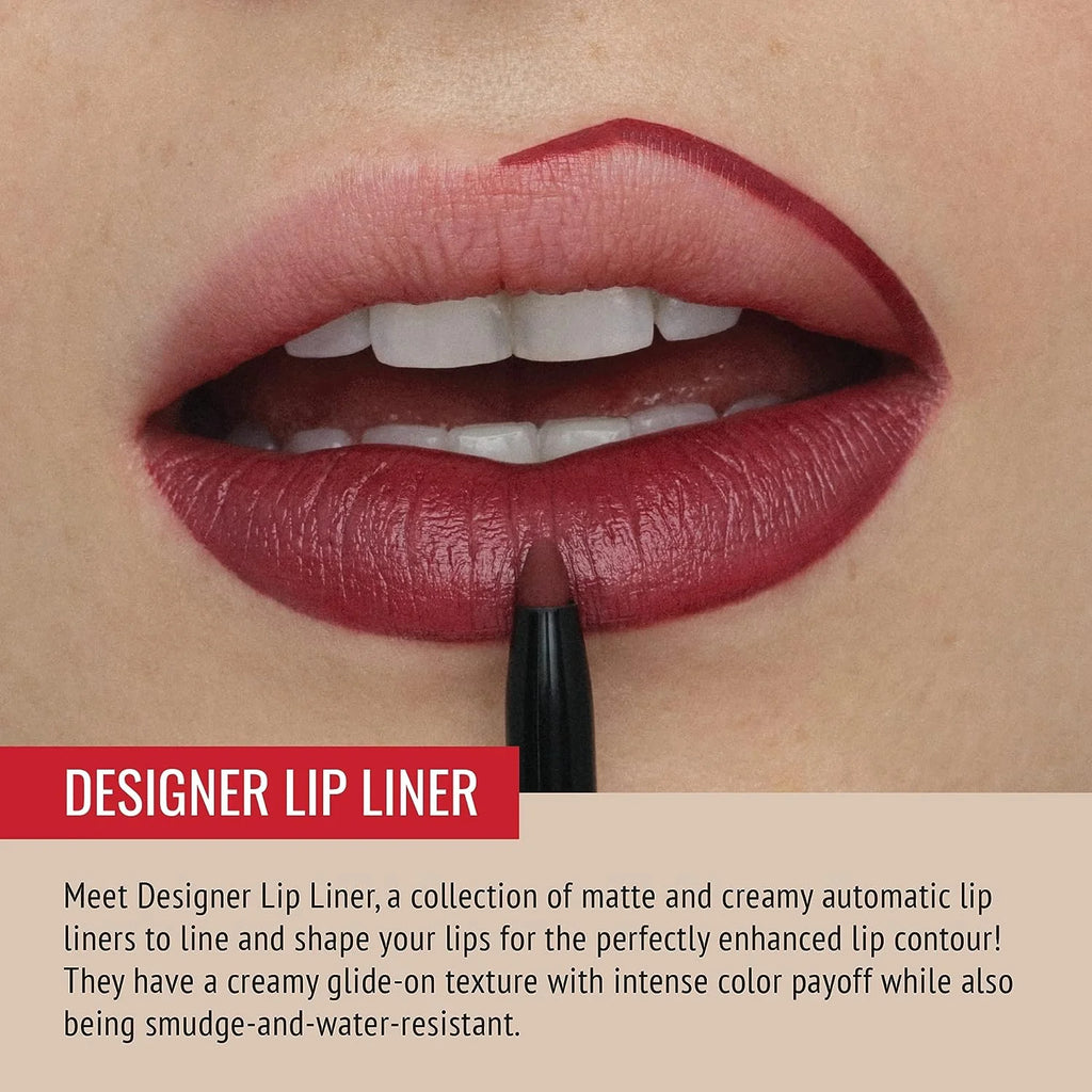 Matte Garnet-Maroon Lip Liner and Sharpener A4619
