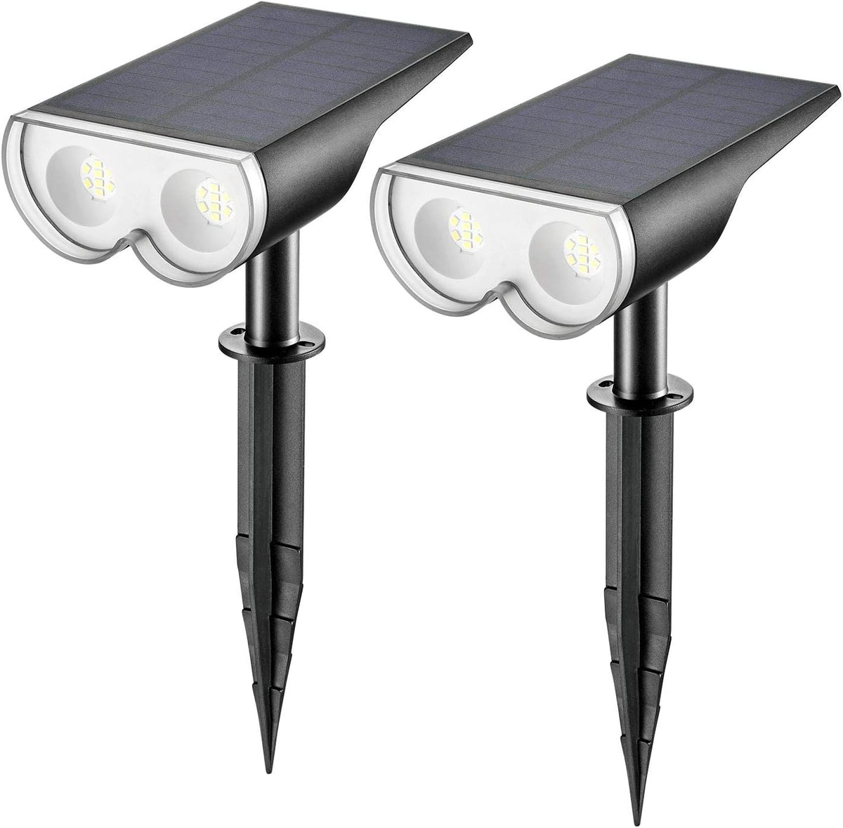 4-Pack Solar Landscape Spotlights F394