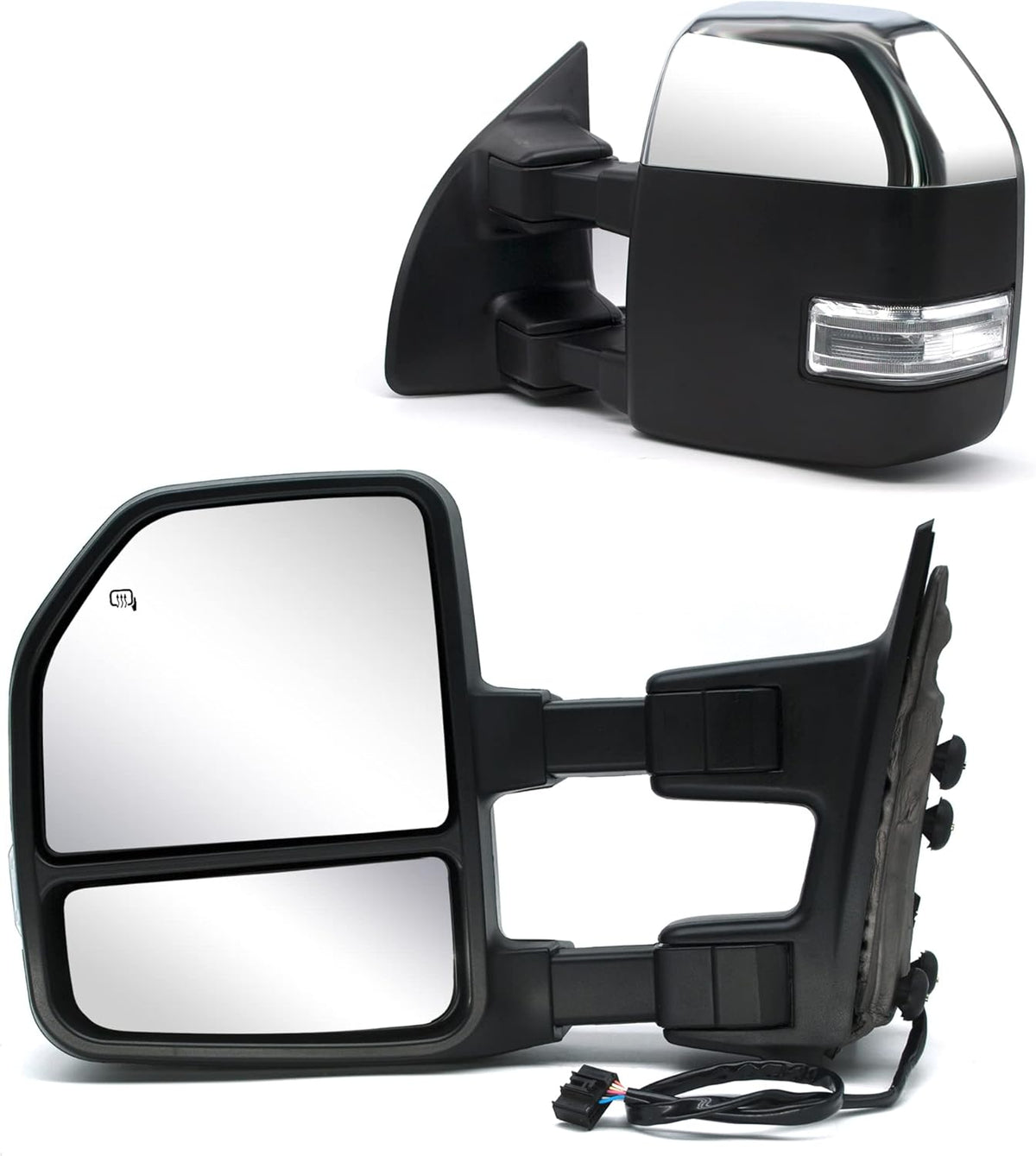 Black Power Heated Towing Mirrors R239