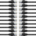 Black Cat6 Ethernet Cable 7 Feet E4700