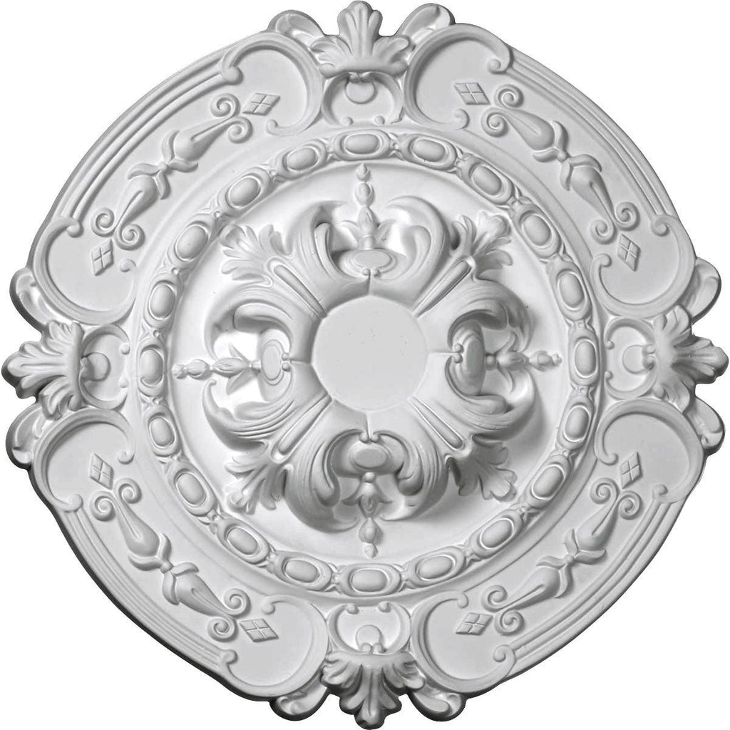 Walnut Hand-Painted Ceiling Medallion V9253