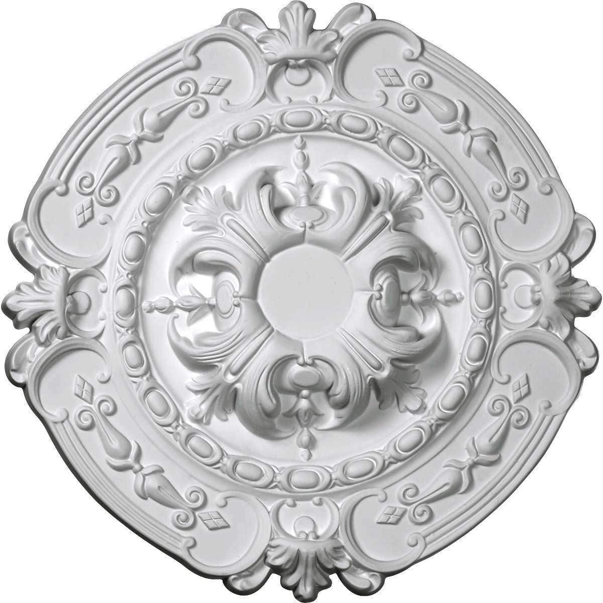 Walnut Hand-Painted Ceiling Medallion V9253