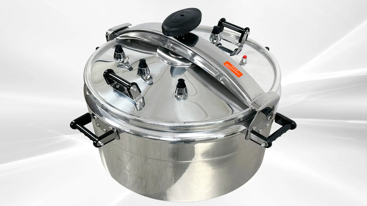 100 QT Aluminum Commercial Pressure Cooker C463364
