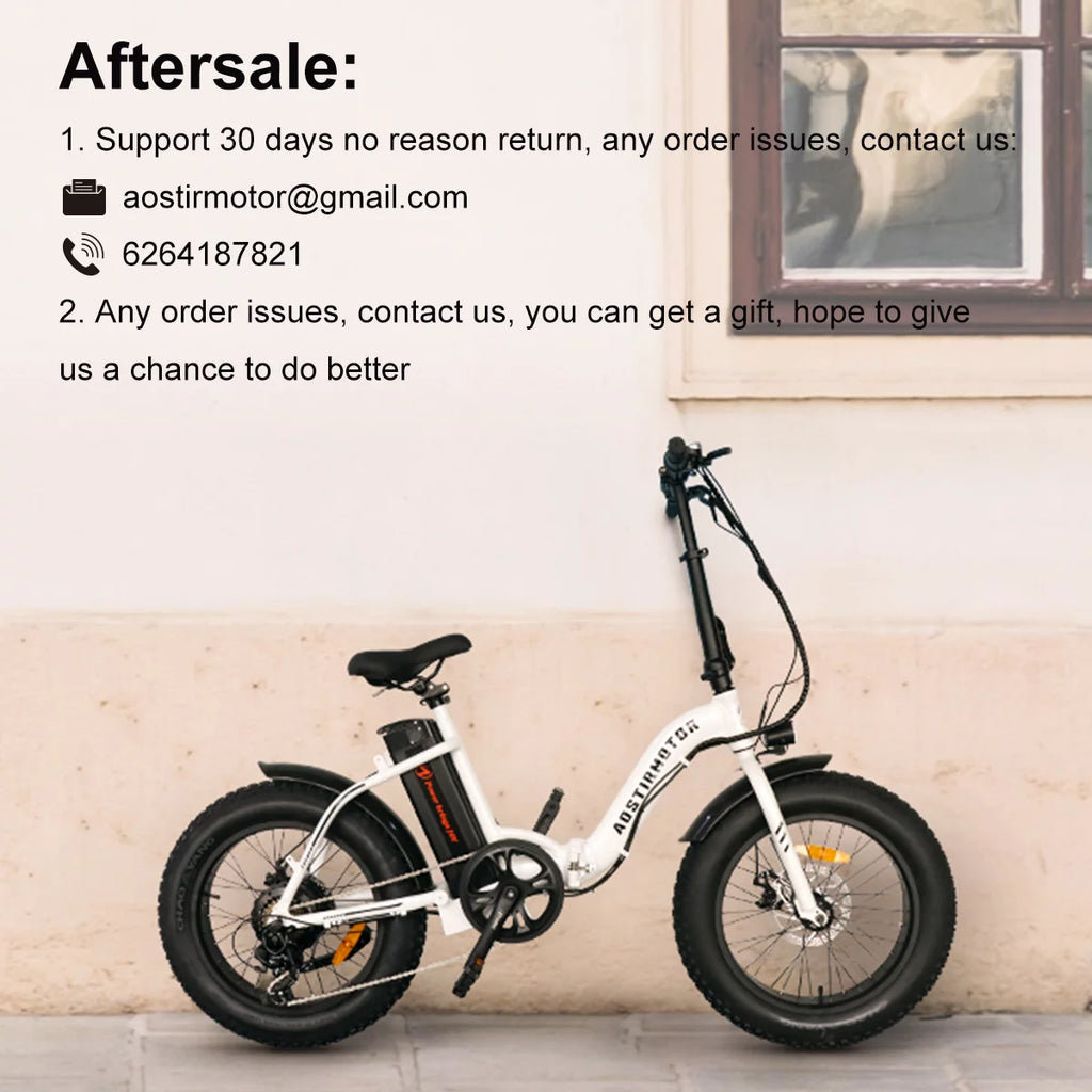 Folding Electric Bike 20 inch Fat Tire Electric Bicycle with 500W Motor 36V 13AH Removable Lithium Battery K568