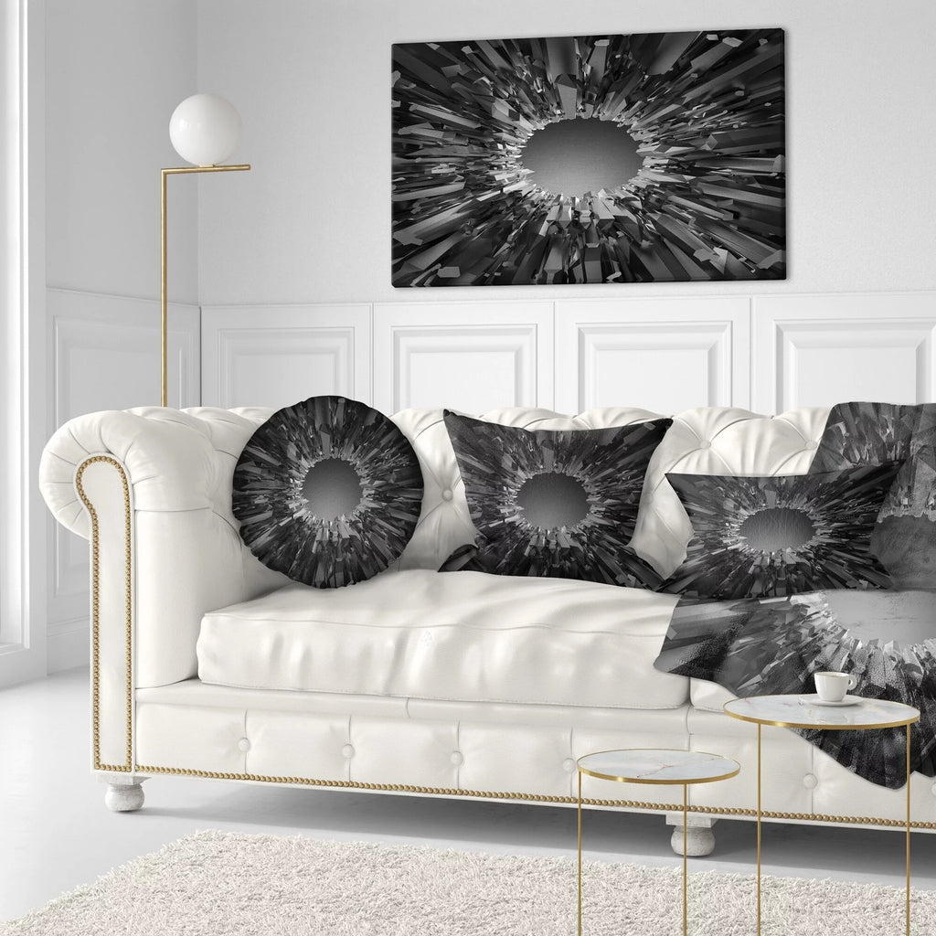 Abstract Throw Pillow 18 in. x 18 in. Q33475
